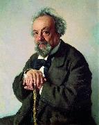 Ilya Repin Aleksey Pisemsky oil